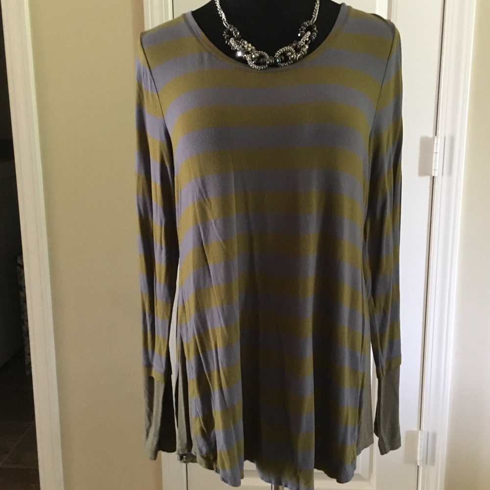 LOGO Multi-Striped T-Shirt